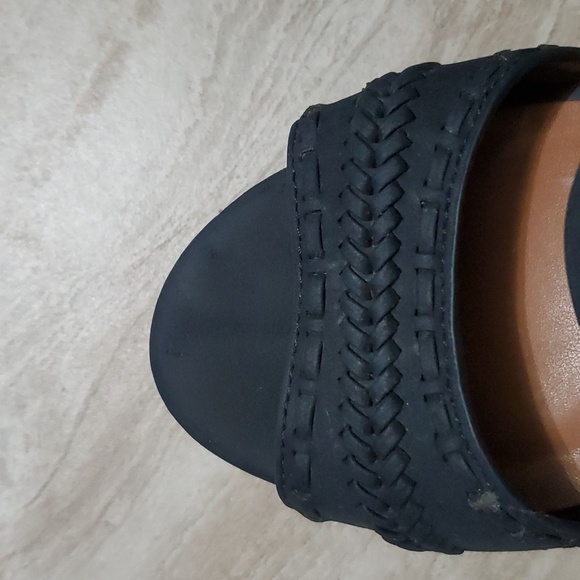 Indigo Rd. Navy Braided Wedges 4" - Picture 5 of 5